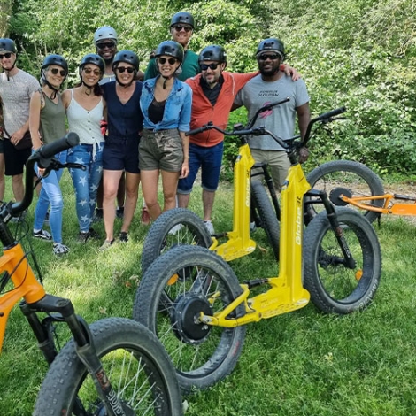 Randonnée trottinette électrique à Chambord
