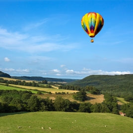 VOL EN MONTGOLFIERE -SLV 7